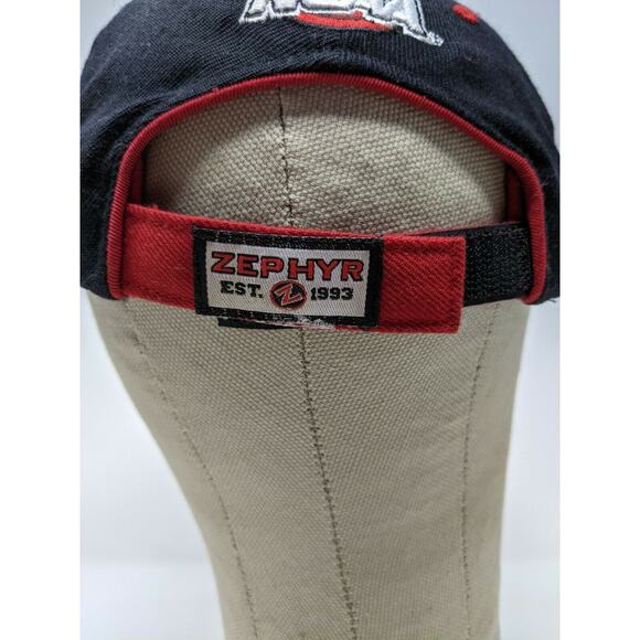 Texas Tech Red Raiders Basketball NCAA Hat Embroidered Zephyr Strapback Black - Picture 6 of 12